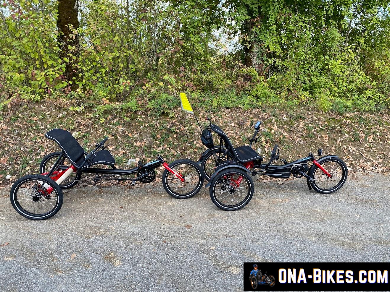 tandem de tricycles HASE TRIGO electrique