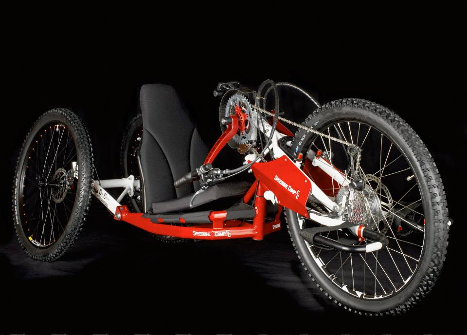 Handbike tout terrain Praschberger Speedbike CC rouge